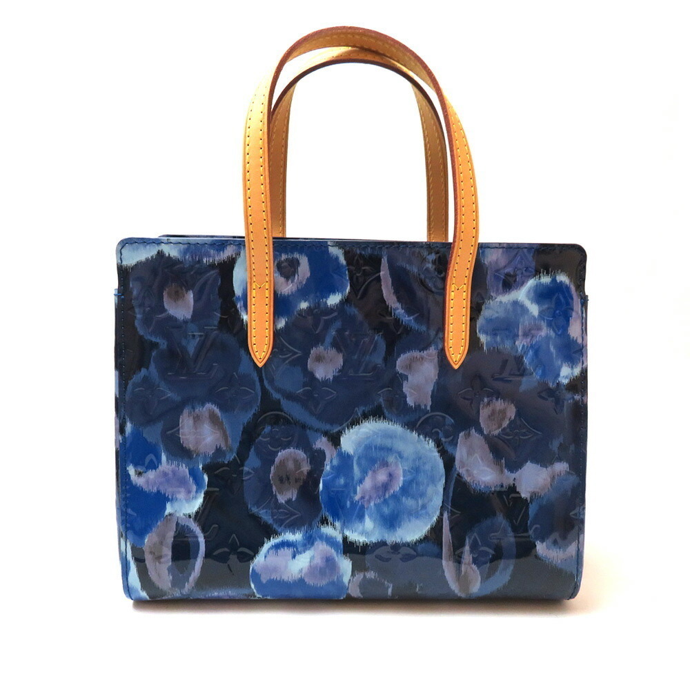Louis Vuitton Catalina BB Vernis Handbag Ikat Flower Blue